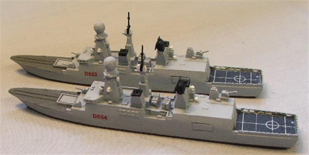 Mountford 1/1250 MM381P Cavour Italian Aircraft Carrier Painted Model