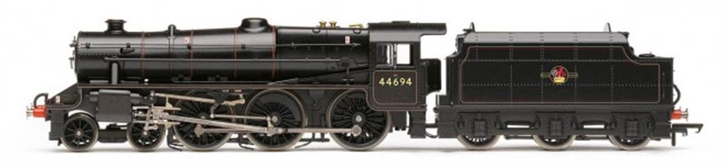 Hornby OO R3323 BR 44694 Stanier Black 5 Class 5MT BR Lined Black Late Crest