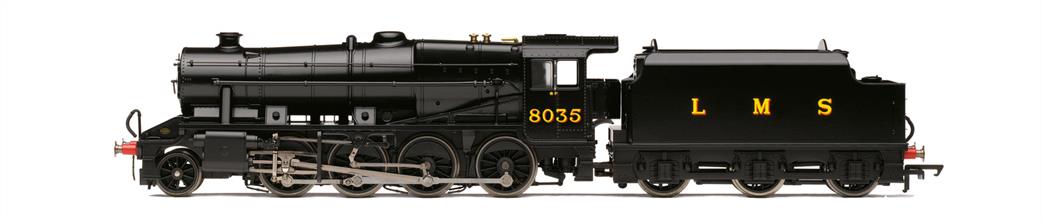 Hornby R3565 LMS 8035 Stanier Class 8F 2-8-0 Heavy Goods Engine LMS Black OO