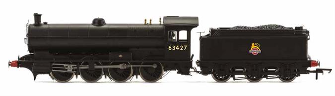 Hornby Railways R3542 OO Gauge BR 63427 Raven Q6 Class 0-8-0 Heavy Goods Engine British Railways Black Livery Early EmblemAn all-new model of the North Eastern Railways' 0-8-0 heavy goods engines, classified Q6 by the LNERDCC Ready 8-pin decoder required for DCC operation.