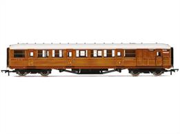 With stylings rooted in the rolling stock of the large constituent GNR, many LNER coaches were made from panelled teak giving the coaches a unique appearance. Unlike other coach designs of the same era the LNER did not paint their coaches choosing instead to simply apply wax varnish to the exterior and interior wood resulting in the rich natural tones of the wood shining under any light.