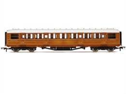 With stylings rooted in the rolling stock of the large constituent GNR, many LNER coaches were made from panelled teak giving the coaches a unique appearance. Unlike other coach designs of the same era the LNER did not paint their coaches choosing instead to simply apply wax varnish to the exterior and interior wood resulting in the rich natural tones of the wood shining under any light.
