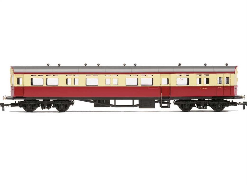 Hornby OO R4791 BR Autocoach Coach W190W Crimson & Cream