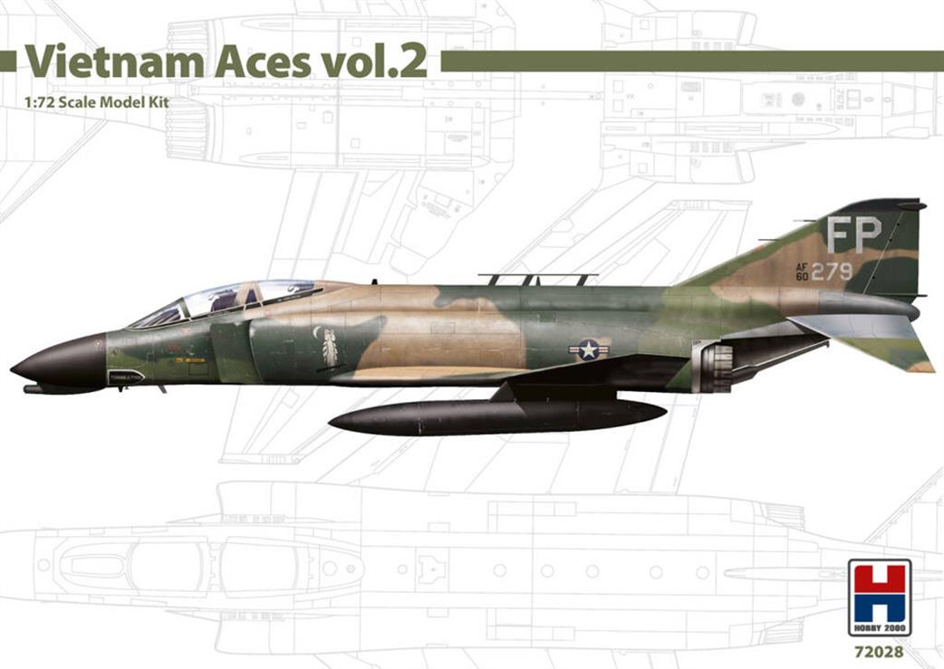 Hobby 2000 1/72 72028 USAF F-4C Phantom Vietnam Aces Part 2 Plastic Kit