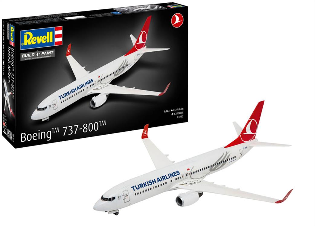 Revell 1/144 03772 Boeing 737-800 Turkish Airlines