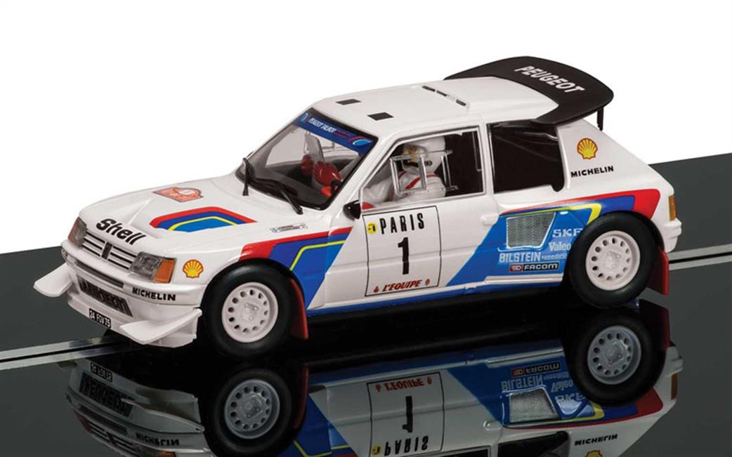 Scalextric 1/32 C3591A Peugeot 205 T16 Slot Car Model