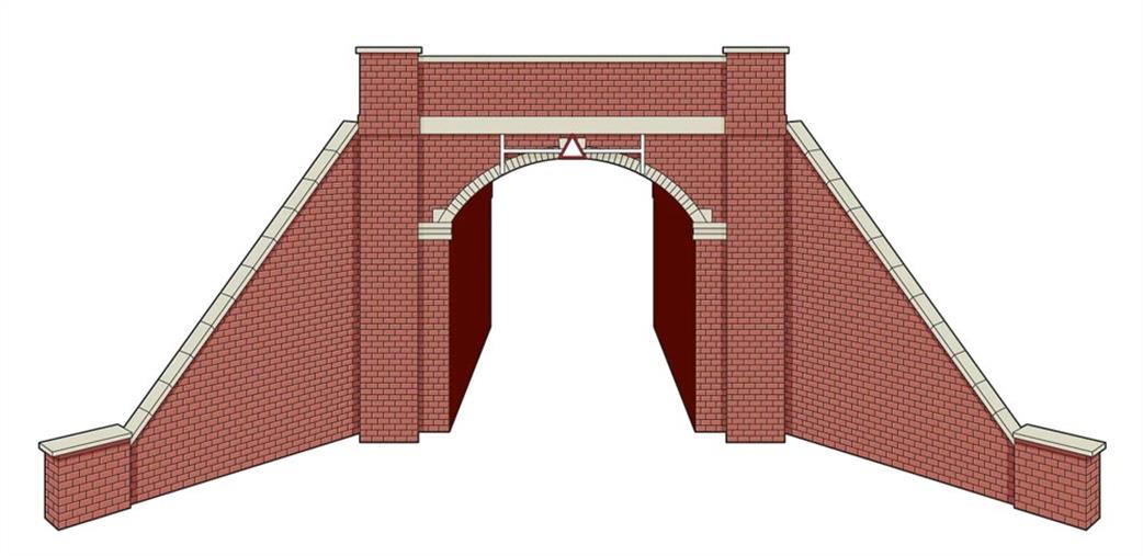 Peco TT:120 LK12160 Single Track Brick Bridge Lazer-cut Kit