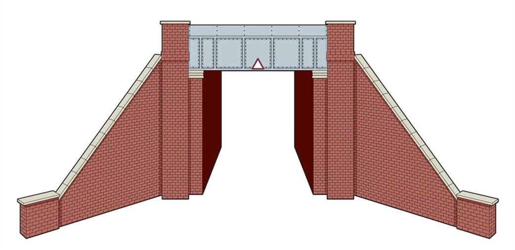 Peco TT:120 LK12164 Single Track Brick Steel Bridge Lazer-cut Kit