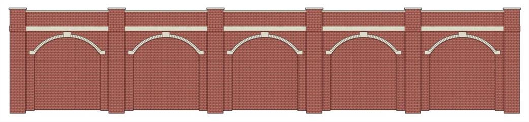 Peco TT:120 LK12168 Retaining Wall Brick 304mm Lazer-cut Kit