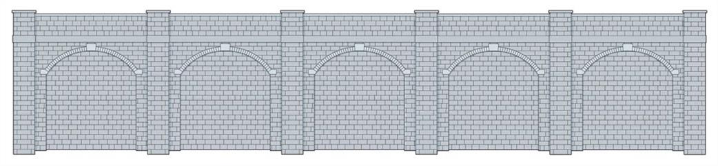 Peco TT:120 LK12169 Retaining Wall Stone 304mm Lazer-cut Kit