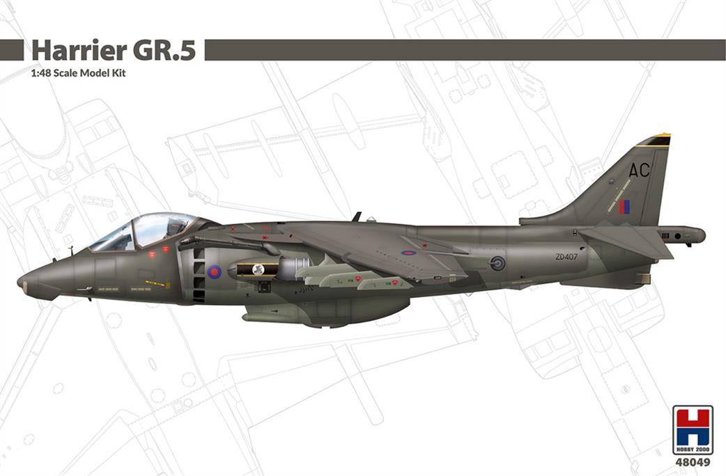 Hobby 2000 1/48 48049 BAE Harrier GR5  Plastic Kit