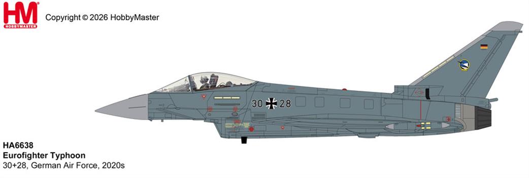 Hobby Master 1/72 HA6638 Eurofighter Typhoon German Air Force