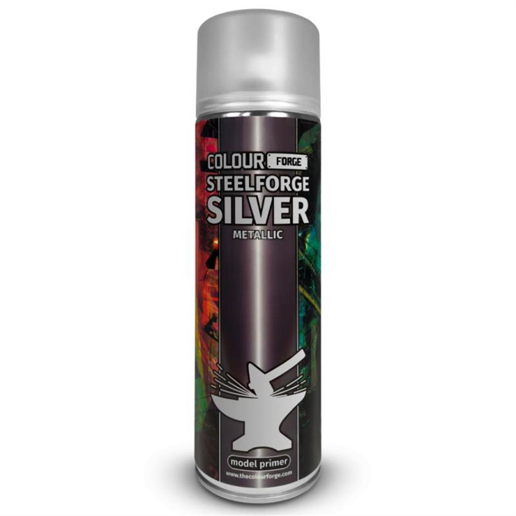 Colour Forge  TCFSPR017 Spray Steelforge Silver 500ml Can