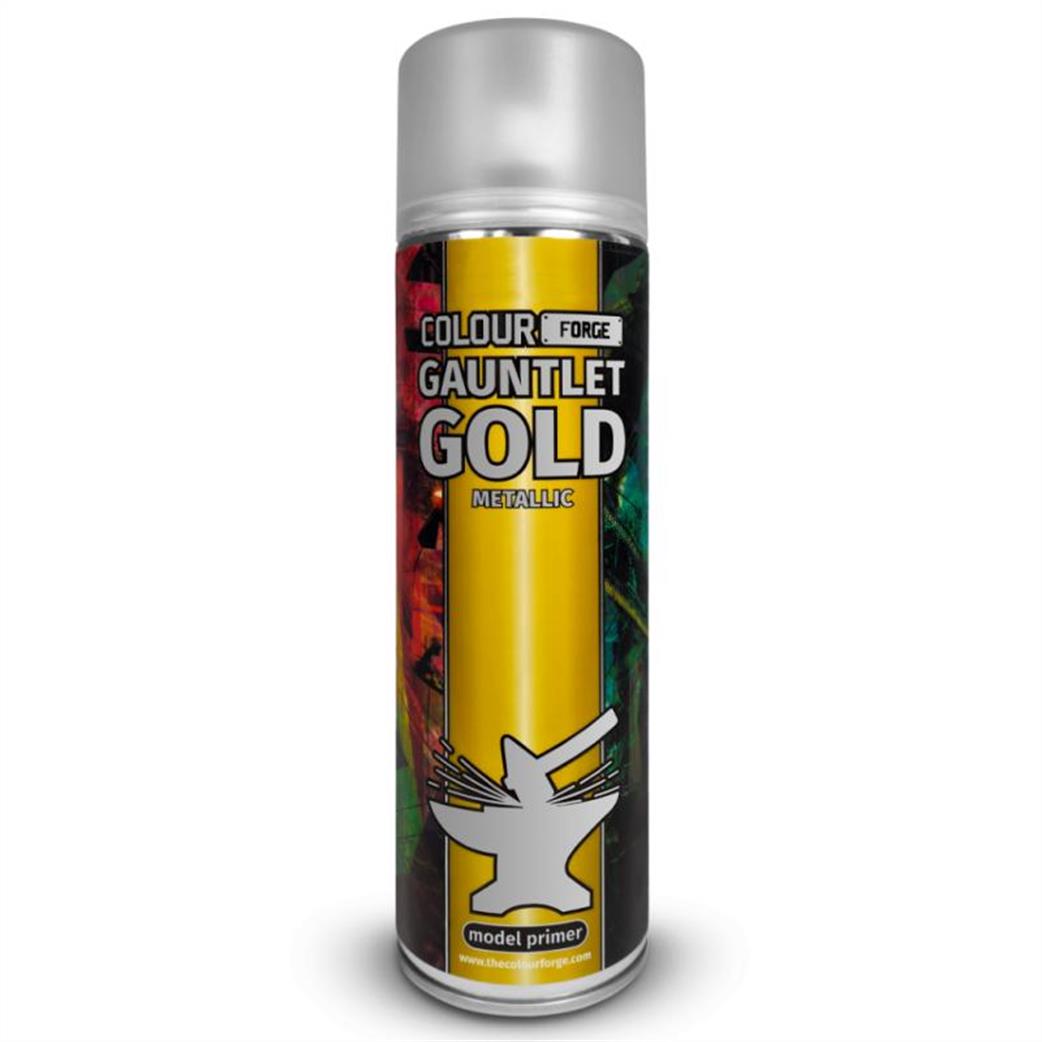 Colour Forge  TCFSPR019 Spray Gauntlet Gold 500ml Can