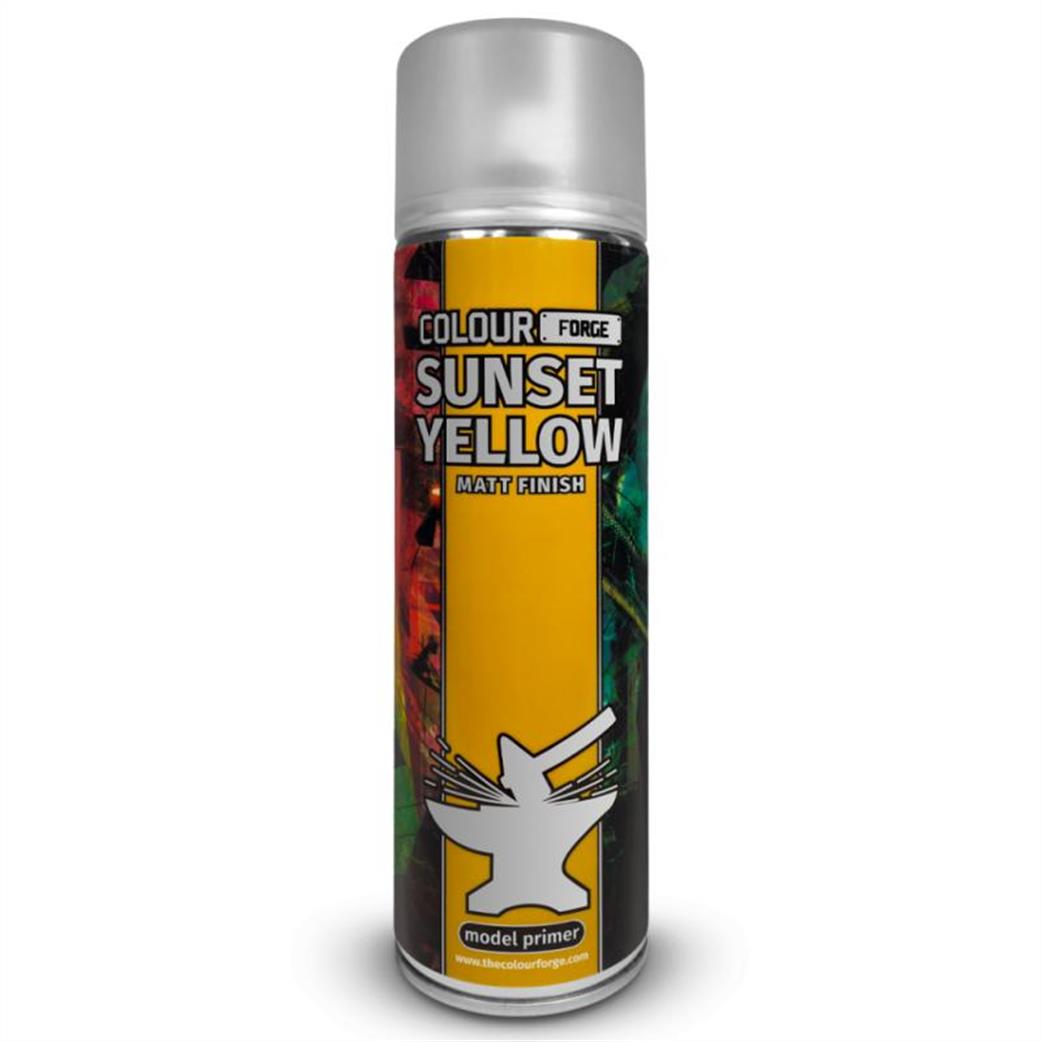 Colour Forge  TCFSPR021 Spray Sunset Yellow 500ml Can