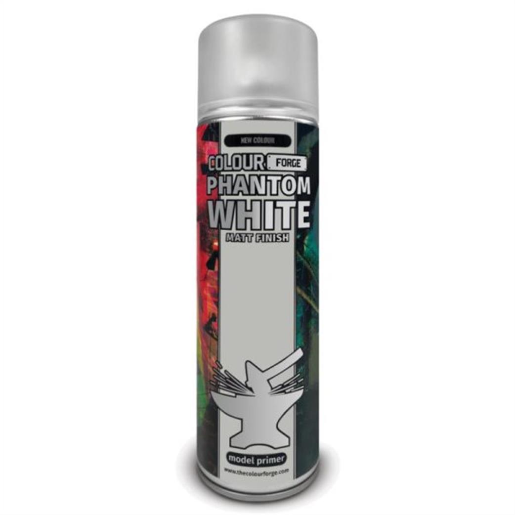 Colour Forge  TCFSPR042 Spray Phantom White 500ml Can