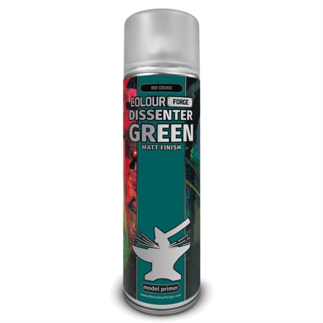 Colour Forge  TCFSPR043 Spray Dissenter Green 500ml Can