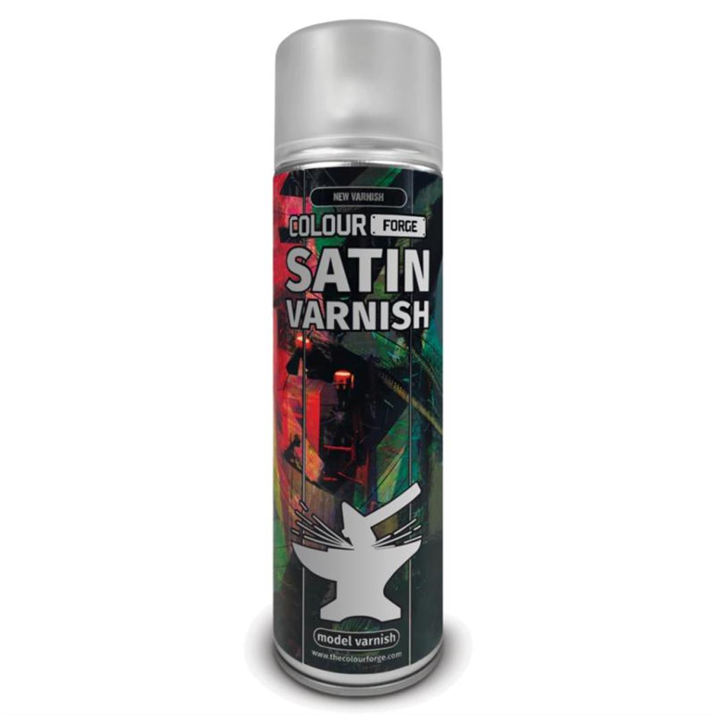 Colour Forge  TCF-SPR-047 Spray Satin Varnish 500ml Can