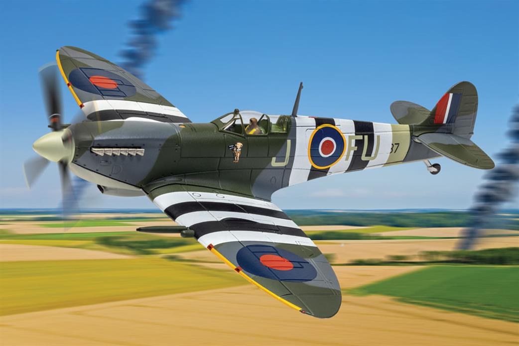 Corgi 1/72 AA29105 Supermarine Spitfire Mk.IXc - MH487 - Sqn Ldr Donald Smith WW2 diecast aircrat model