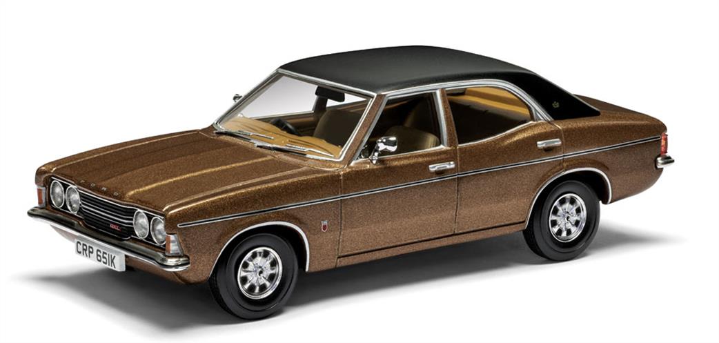 Corgi 1/43 VA10322 Ford Cortina Mk3 3.0 Savage Tawny Diecast Car Model