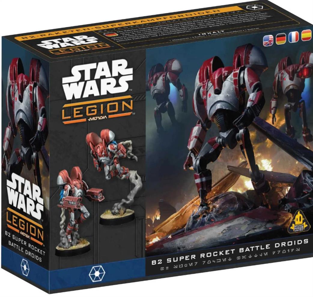 Atomic Mass Games  SWQ154 B2 Super Battle Droid Rocket Troopers Unit Expansion for Star Wars Legion