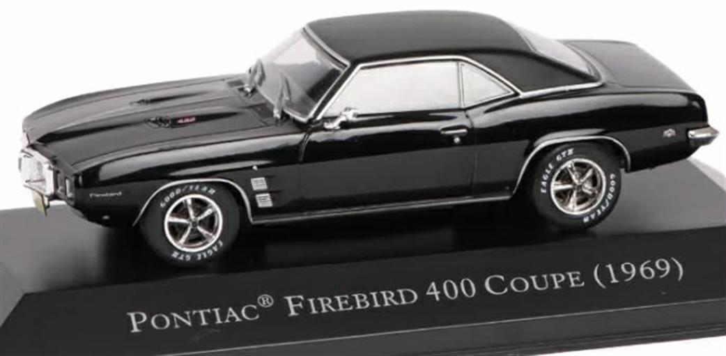 MAG 1/43 MAG PP35 Pontiac Firebird 400 Coupe Black 1969 Diecast Model
