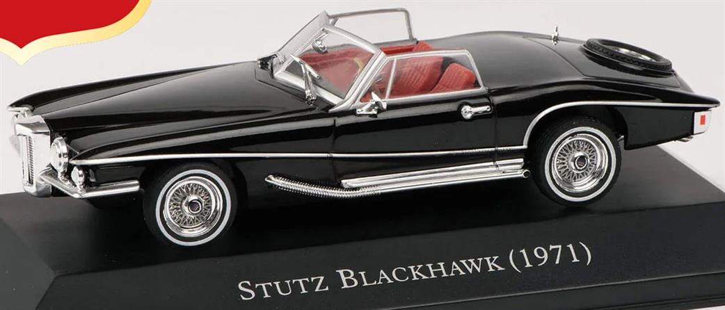 MAG 1/43 MAG PPG8 Stutz Blackhawk 1971 Black Diecast Model