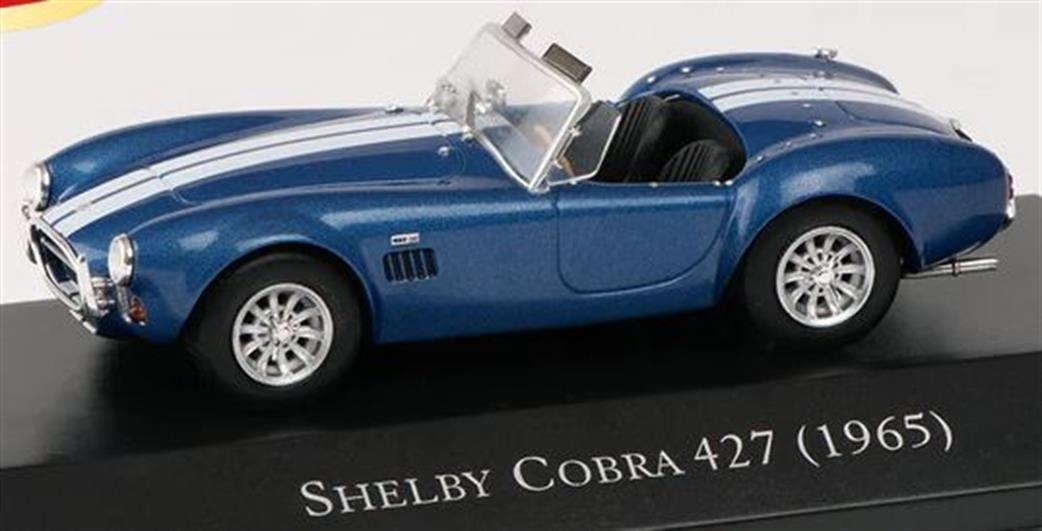 MAG 1/43 MAG PPG7 Shelby Cobra 427 Blue/White Stripes Diecast Model
