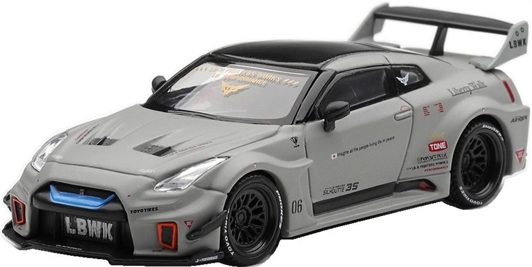 MiniGT 1/64 MGT01248-R Nissan LB-Silhouette Works GT 35GT-RR Ver.1 Matt Grey RHD