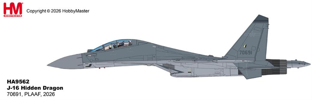 Hobby Master 1/72 HA9562 J-16 