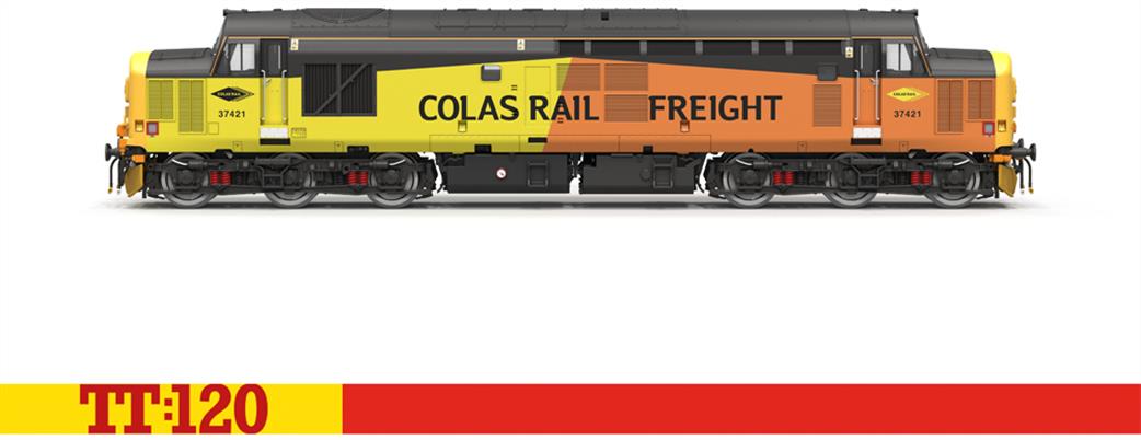 Hornby TT:120 TT3058M Colas Rail Class 37 37421