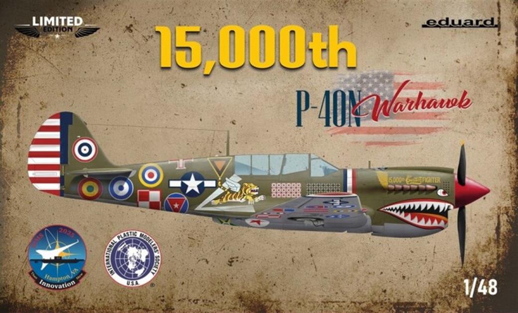 Eduard 1/48 11193 Curtiss P-40N Warhawk Plastic Kit