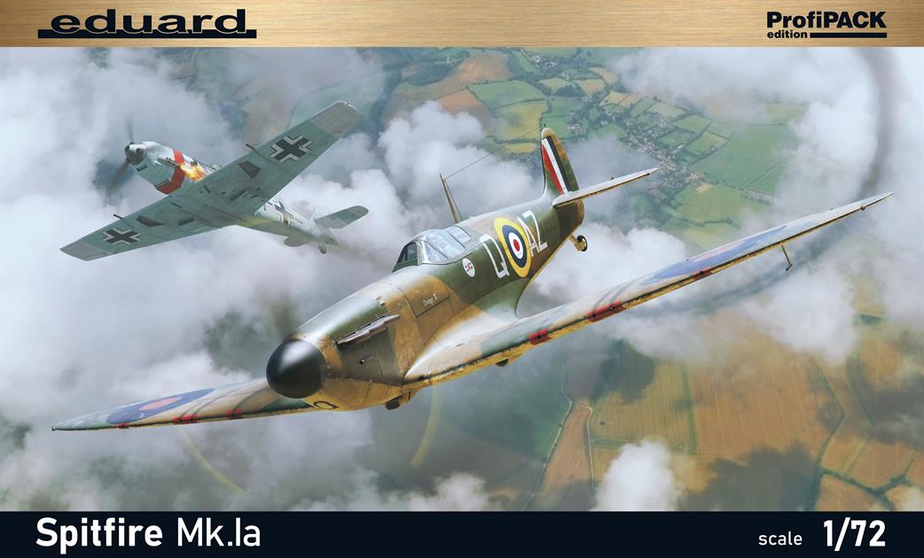Eduard 1/72 70202 Supermarine Spitfire Mk.Ia Plastic Kit