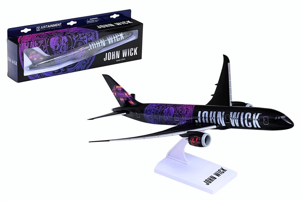 Airtainment 1/200 AR2005 John Wick Plastic Aircraft Model