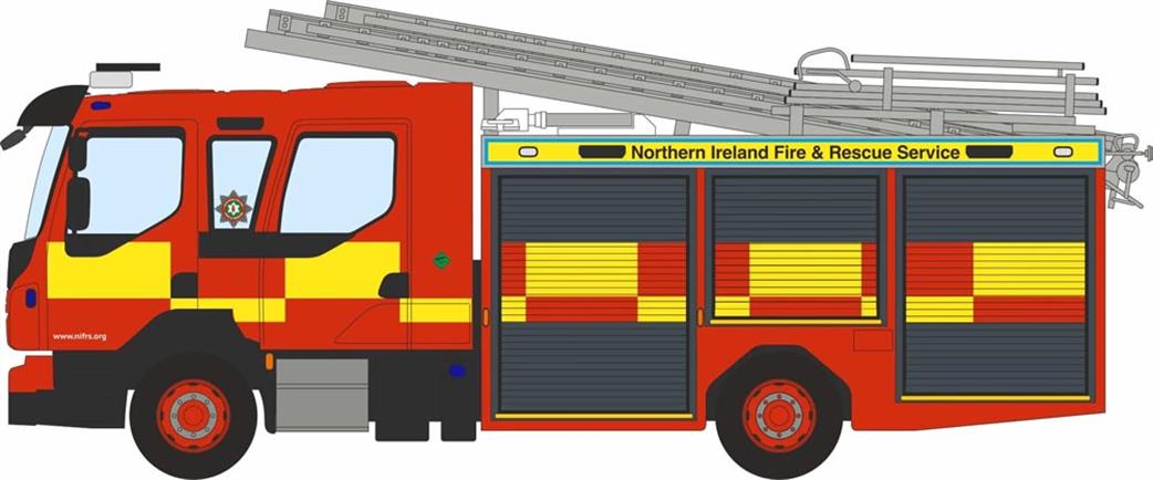 Oxford Diecast 1/76 76VEO006 Volvo FL Emergency One Northern Ireland Fire & Rescue Service