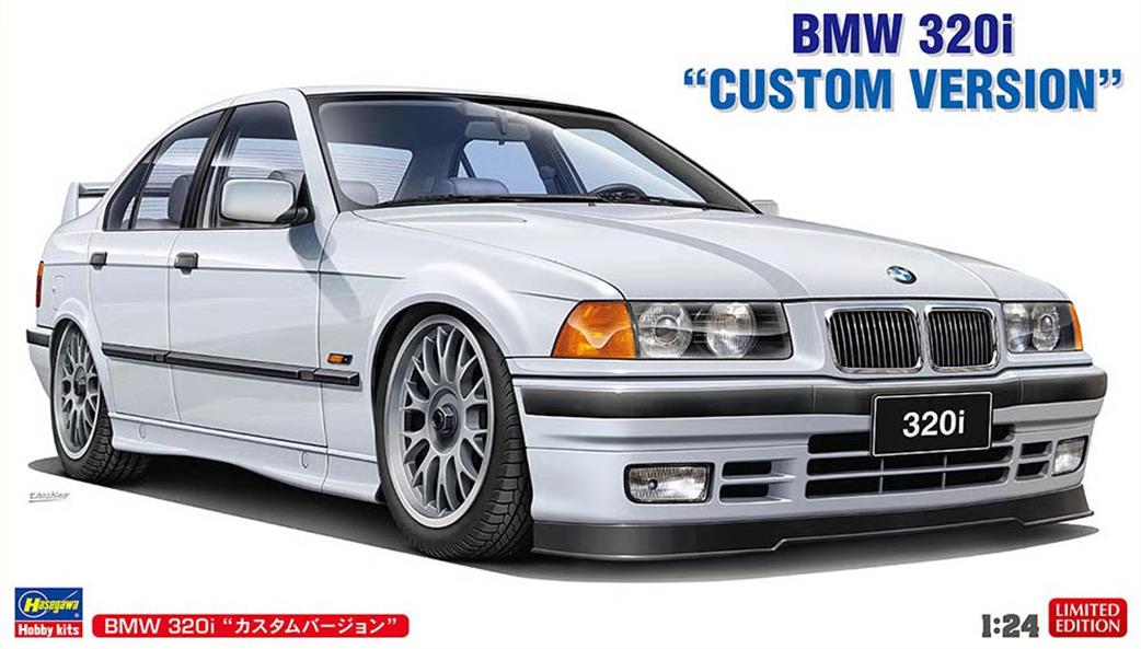 Hasegawa 1/24 20831 BMW 320i Custom Model Kit with 3D Printed Parts