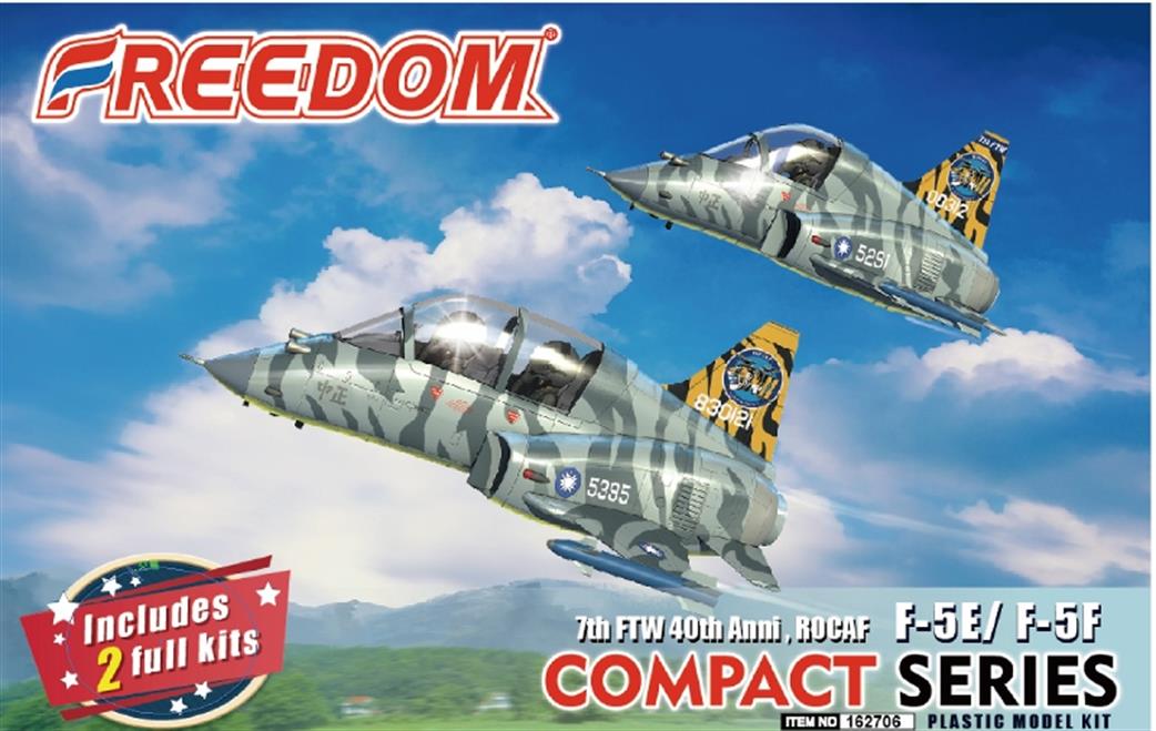 Freedom Models 1/72 00043 ROCAF F-5E/F-5F Freedom Fighter compact Series 2 Kit set