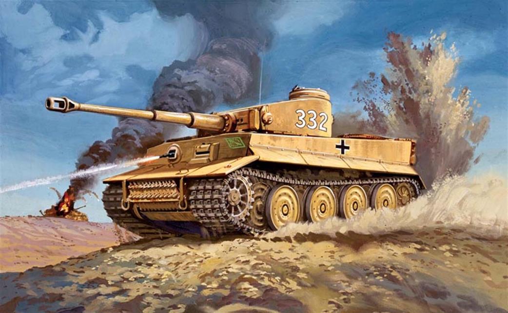 Airfix A01308 German Tiger 1 Tank WW2 tank Kit 1/76