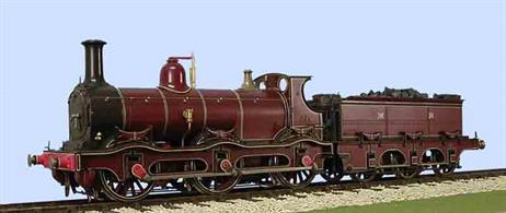Slaters Plastikard  7L007 O Gauge  MR/LMS Curved Framed Kirtley 0-6-0 Goods (Johnson) Brass Loco KitThis kit includes wheels and Spur Drive Gearbox and Motor 7L001