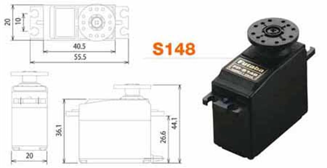 Futaba S148 S148 Standard Servo