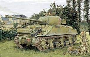 Dragon (Plastics) 1/35 British Sherman Firefly VC Tank 6182Glue and paints 