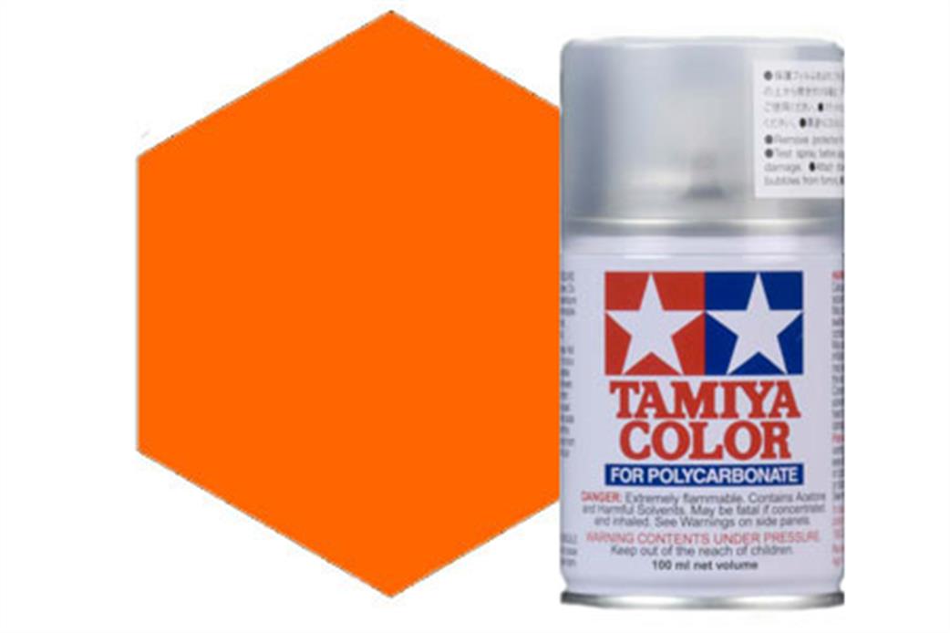 Tamiya  PS-43 PS43 Translucent Orange Polycarbonate Spray Paint 100ml