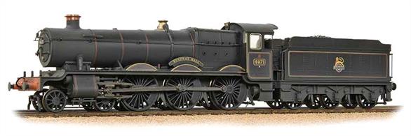 Bachmannn Branchline OO Gauge 32-002A BR 4971 Stanway Hall ex-GWR Collett Hall Class 4-6-0 BR Lined Black Early Emblem WeatheredHighly detailed model of the early Collett 49xx Hall class locomotive. Featuring a wealth of finely moulded detail and many separately fitted parts including the ejector pipe and sand box operating rods. The BR black livery has a semi-matt finish with nicely printed cab side and tender lining and early style BR crest.