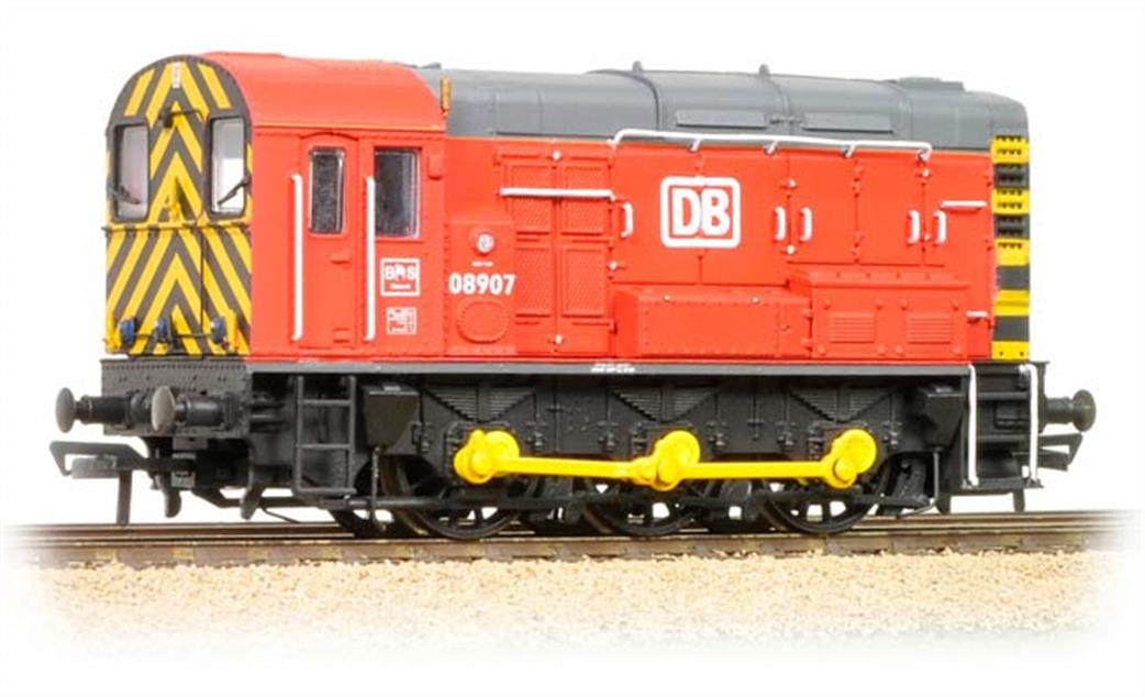 Bachmann OO 32-119 DBS 08907 BR Class 08 0-6-0 Diesel Shunting Locomotive DB Schenker Red
