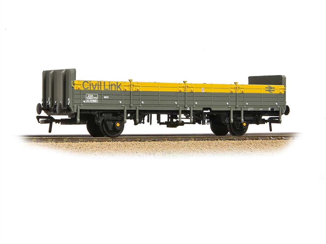 Bachmann OO 38-047 BR Engineers ZDA Bass 31-tonne Dropside Open Wagon Departmental Dutch Civil Link