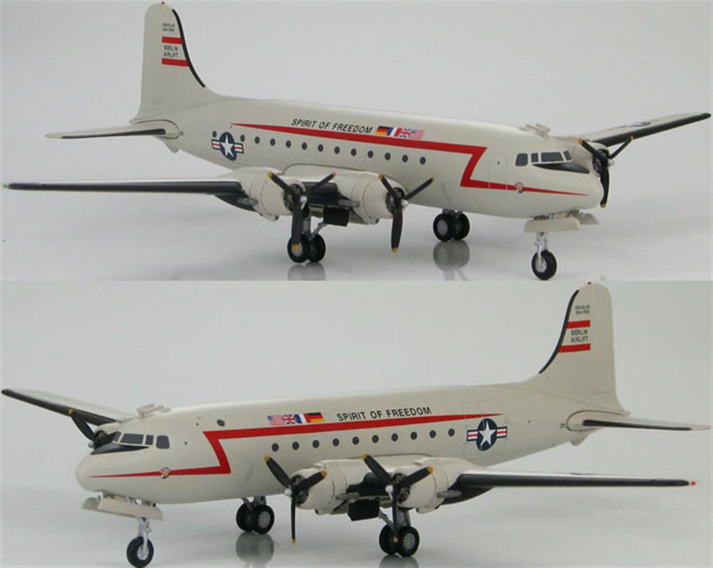 Hobby Master 1/200 HL2002 Douglas C54E/R5D Spirit of Freedom Transport Aircraft Model