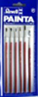 A set of six paint Revell brushes, sizes 00, 0, 1, 2, 3 and 4.
