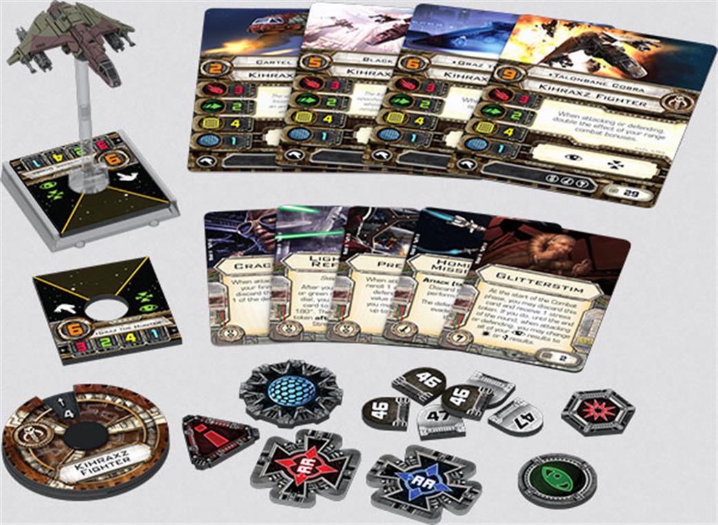 Fantasy Flight Games SWX32 Kihraxz Expansion Pack from Star Wars X-Wing