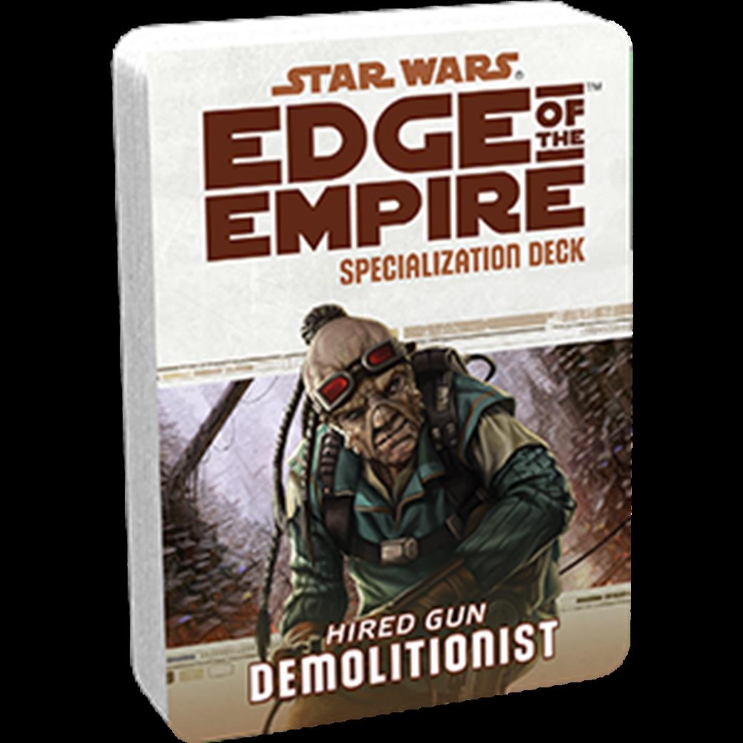 Fantasy Flight Games SWE44 Hired Gun Demolitionist Specialization Deck, Star Wars: Edge of the Empire RPG