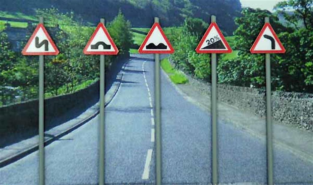 Ancorton Models N NWS2 Modern Roadside Warning Signs Pack 2